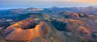 The surreal landscape of Timanfaya National Park, Lanzarote, Canary Islands