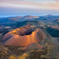 The surreal landscape of Timanfaya National Park, Lanzarote, Canary Islands