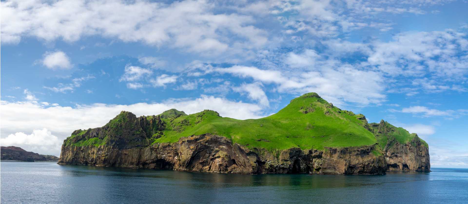 Heimaey is the largest of the Westman Islands