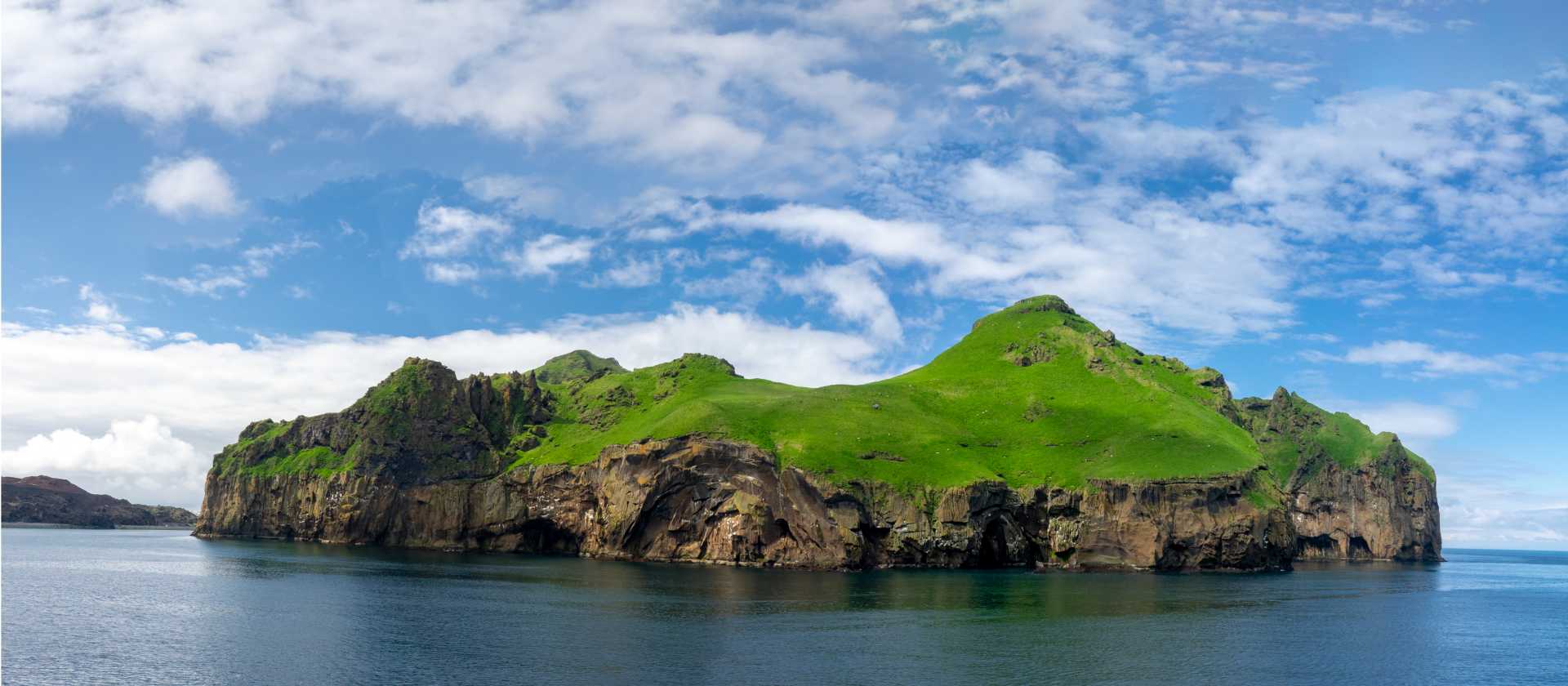 Heimaey is the largest of the Westman Islands