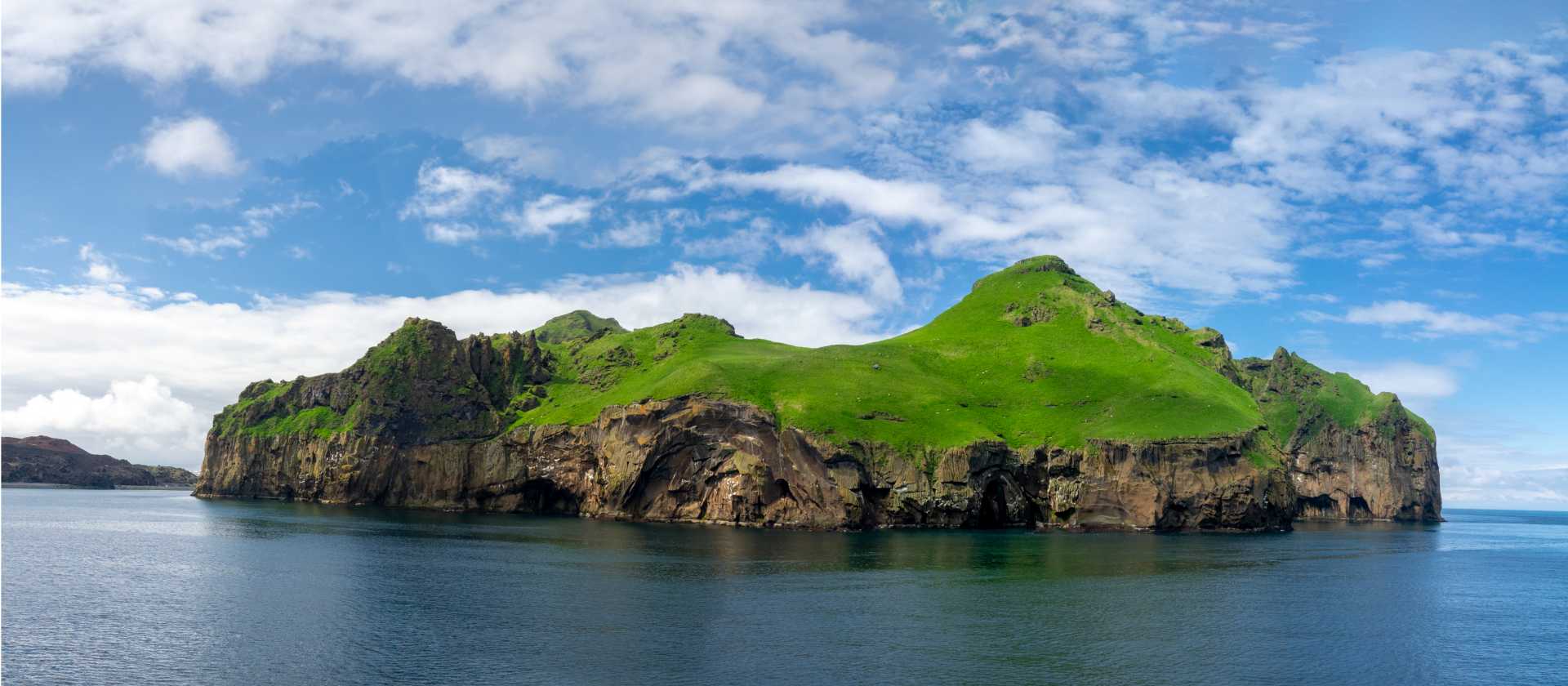 Heimaey is the largest of the Westman Islands