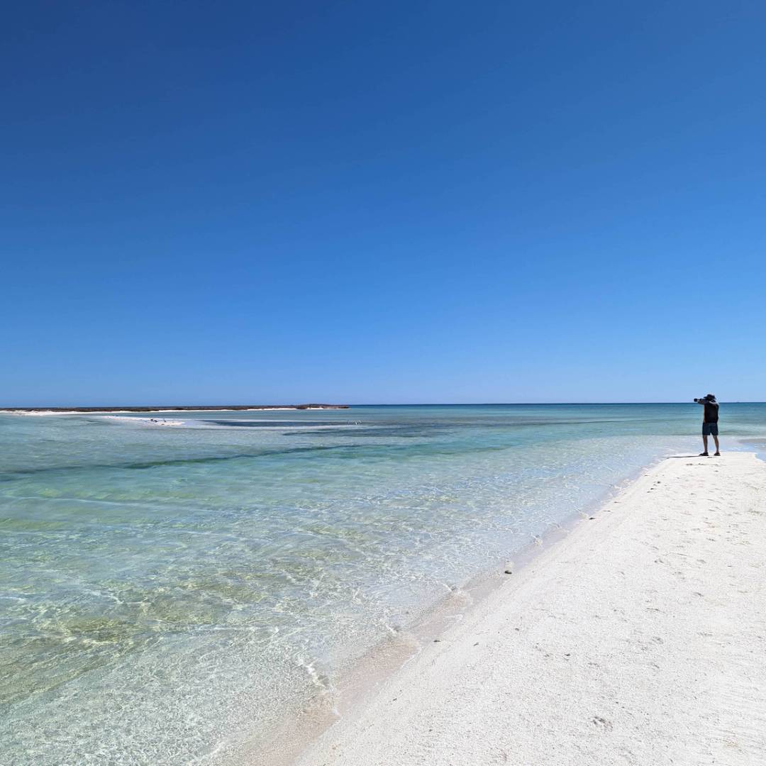 The pristine beaches of the Abrolhos islands