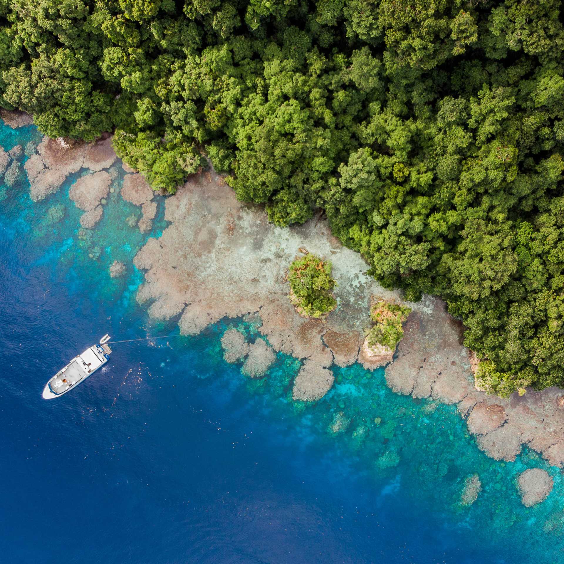 Aerial view, Solomon Islands | Adam Beard