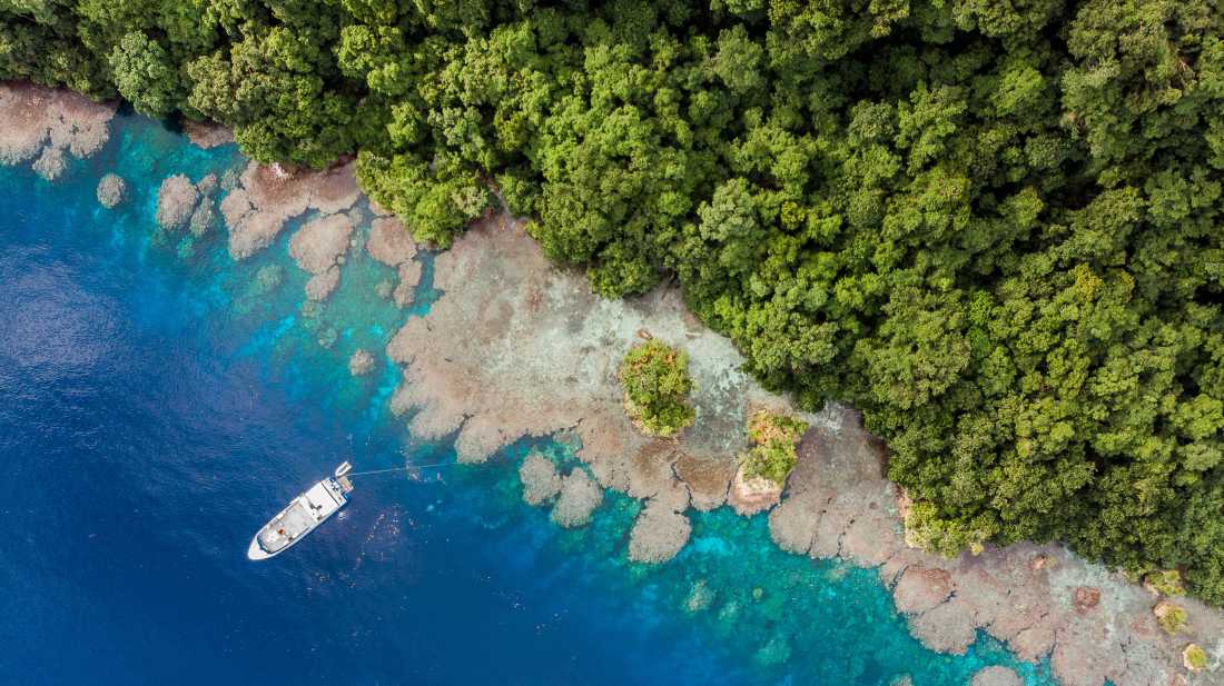 Aerial view, Solomon Islands | Adam Beard