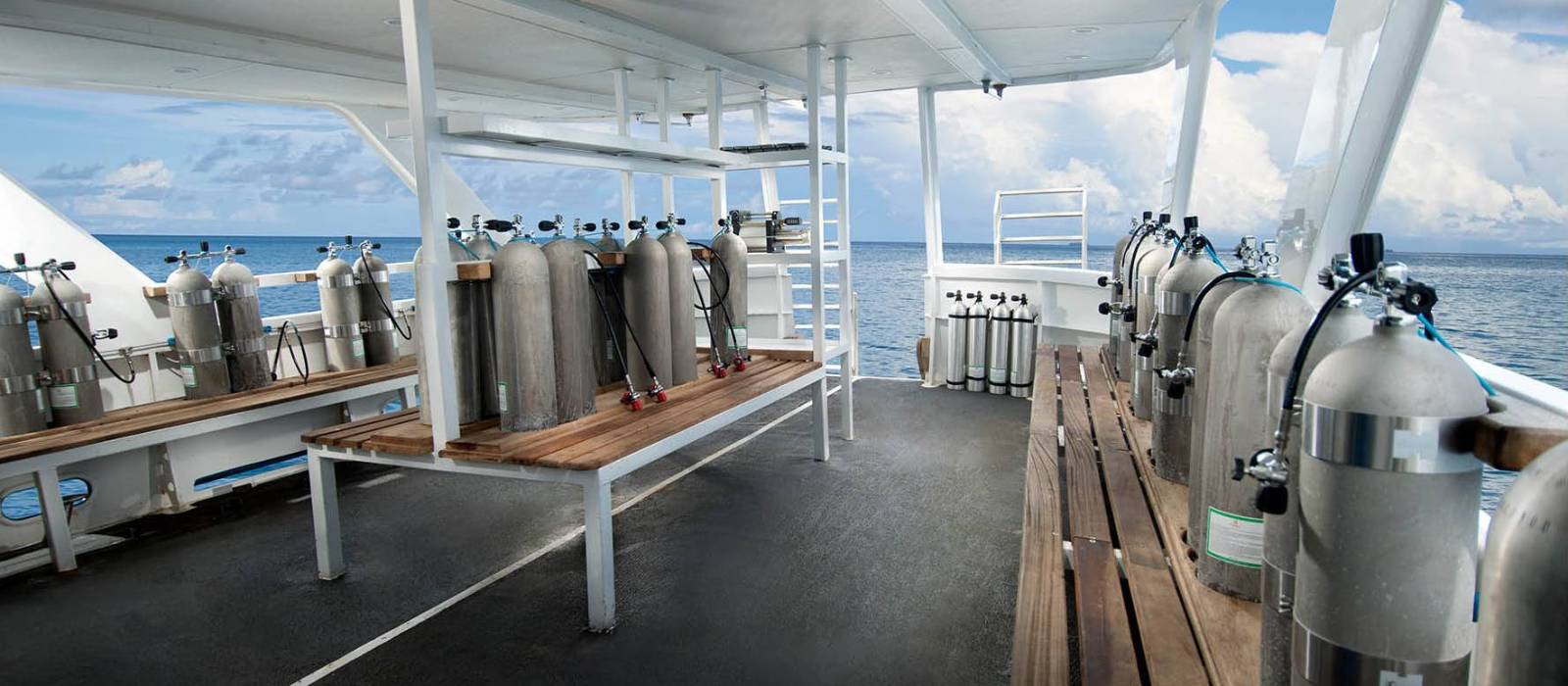 Dive deck aboard Solomons Master