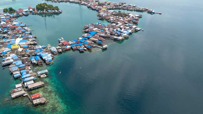 Baju village in the Togean Islands