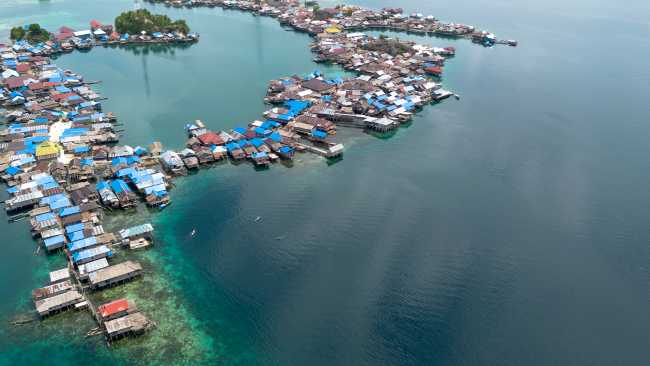 Baju village in the Togean Islands