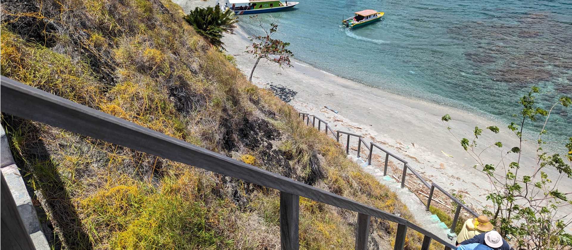 Hiking to the viewpoint on Pulau Dua