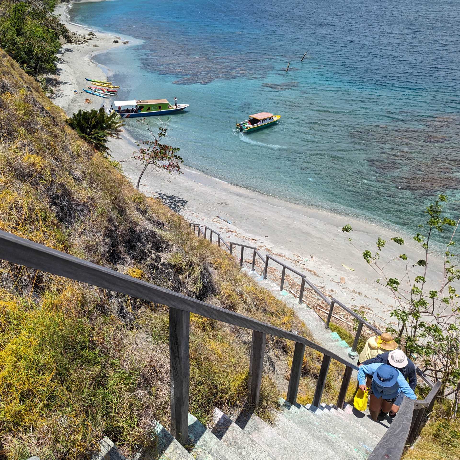 Hiking to the viewpoint on Pulau Dua