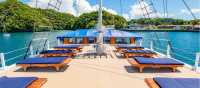 The sun deck on Palau Siren