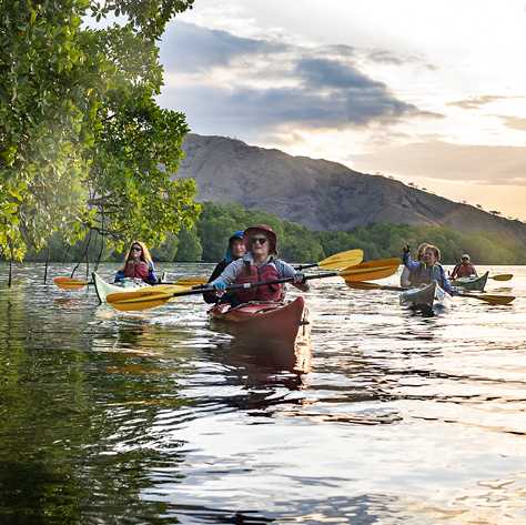 Kayaking in the Komodo Islands
