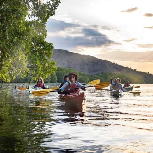 Kayaking in the Komodo Islands