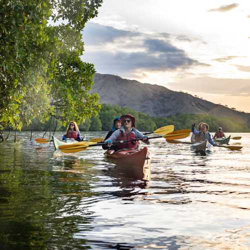 Kayaking in the Komodo Islands