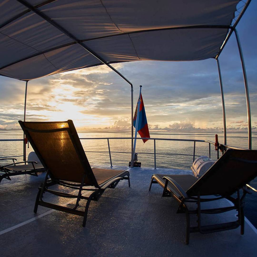 Sun Deck aboard Solomons Master