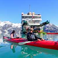 Kayak straight from the ship