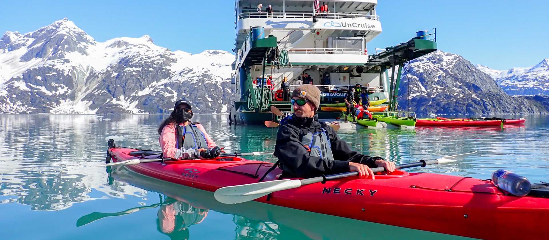 Kayak straight from the ship