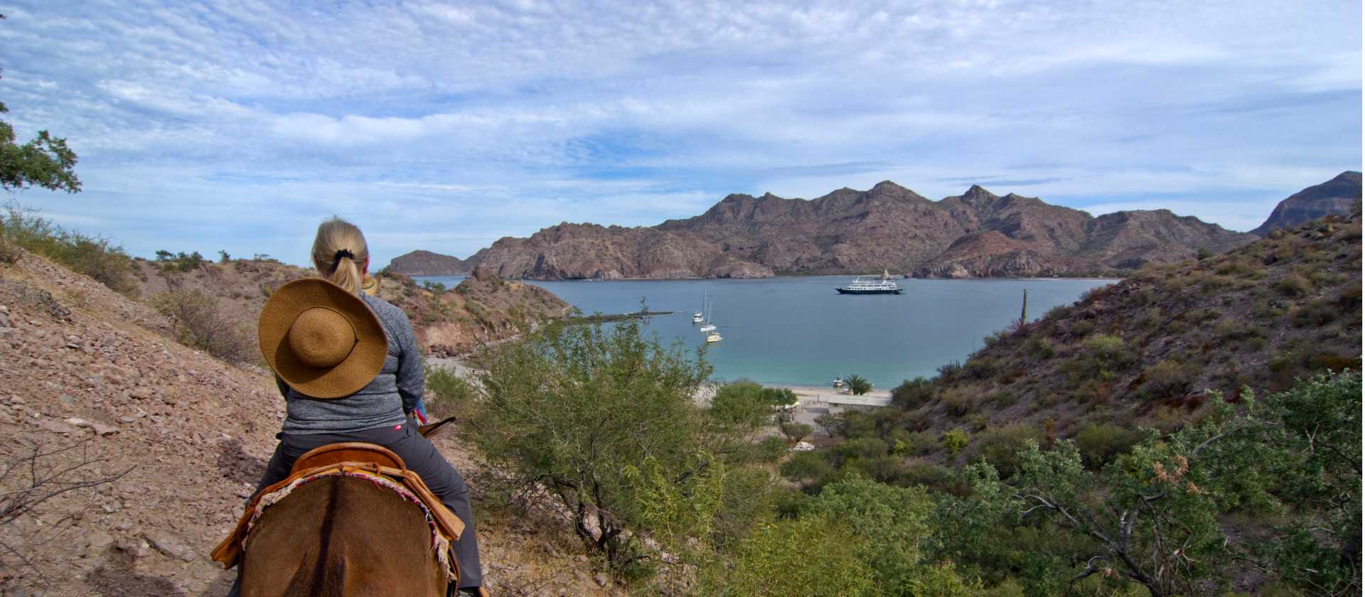Riding in Bahia Aqua Verde