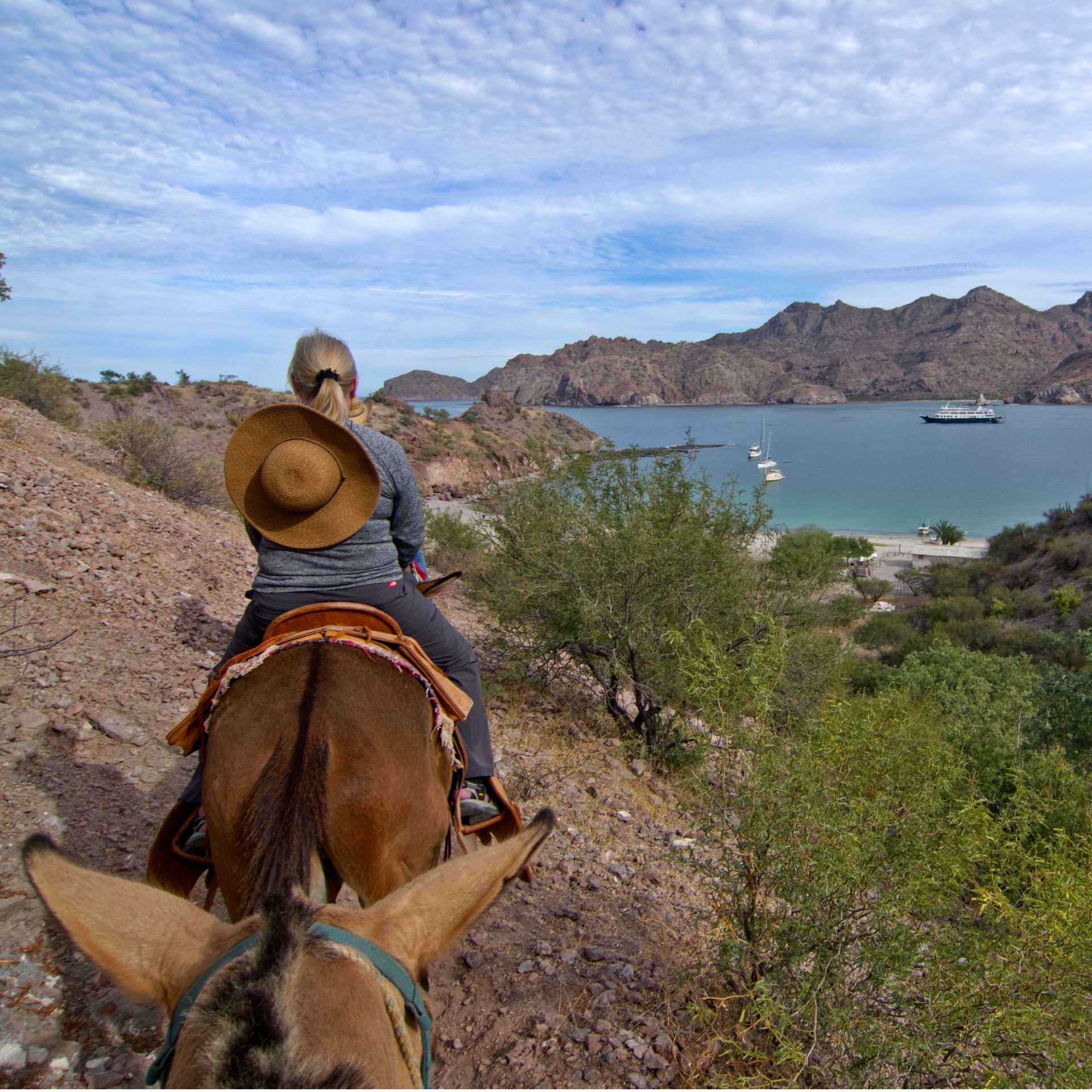Riding in Bahia Aqua Verde