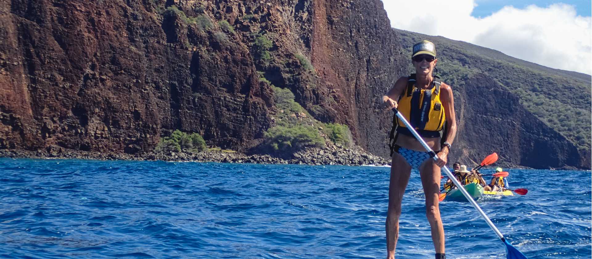 Paddleboarding in Hawaii