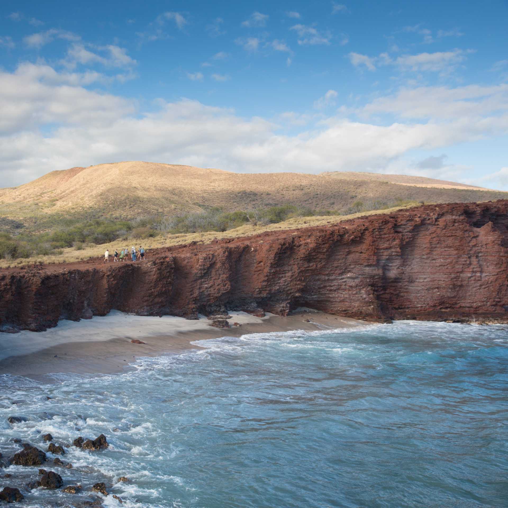 Hiking on Lanai, Hawaii