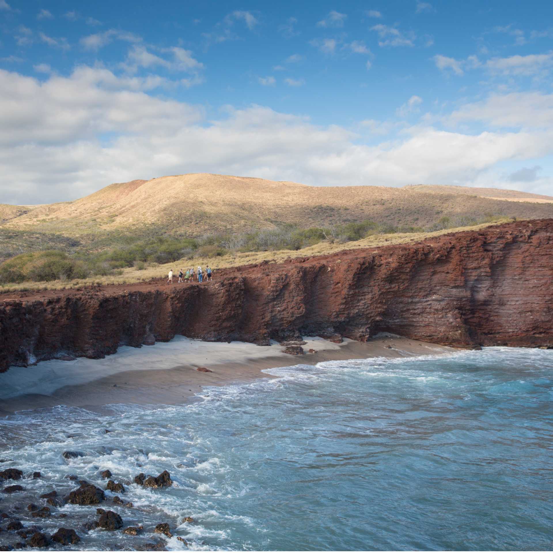 Hiking on Lanai, Hawaii