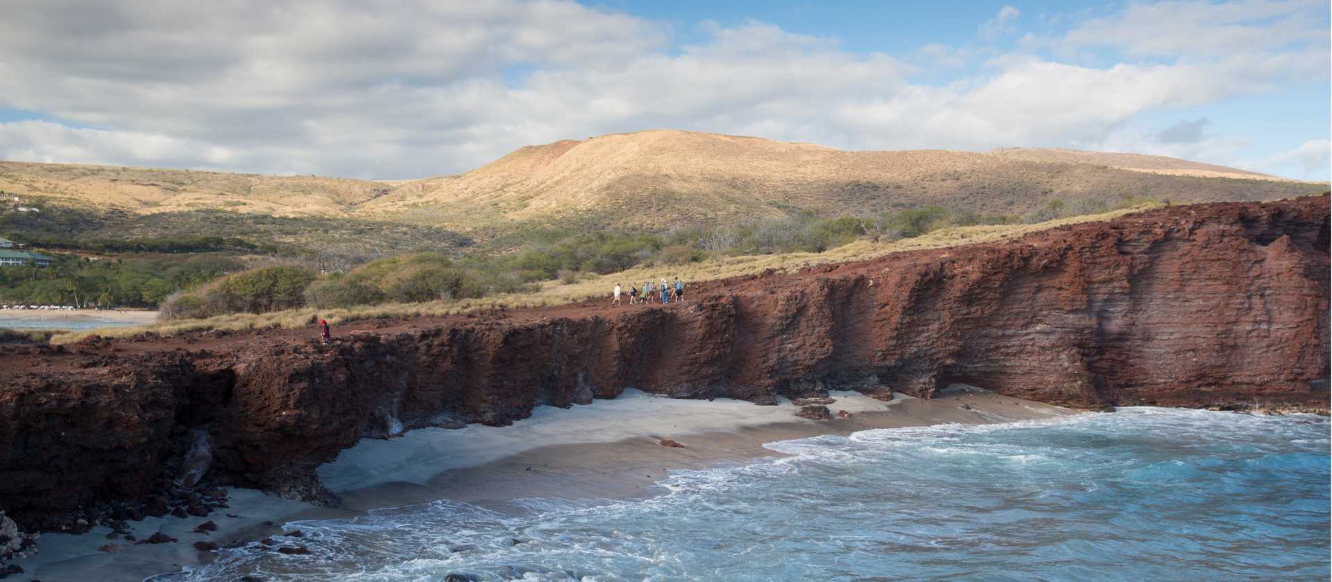Hiking on Lanai, Hawaii