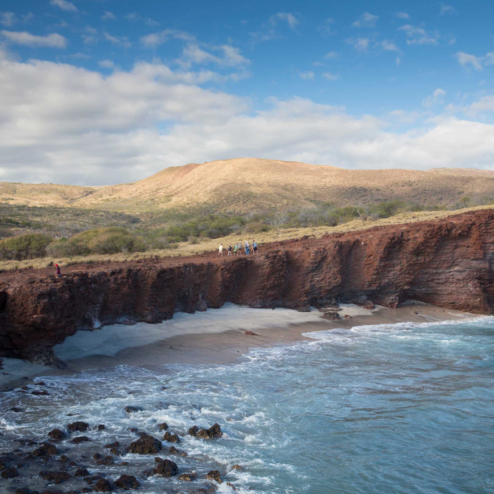 Hiking on Lanai, Hawaii