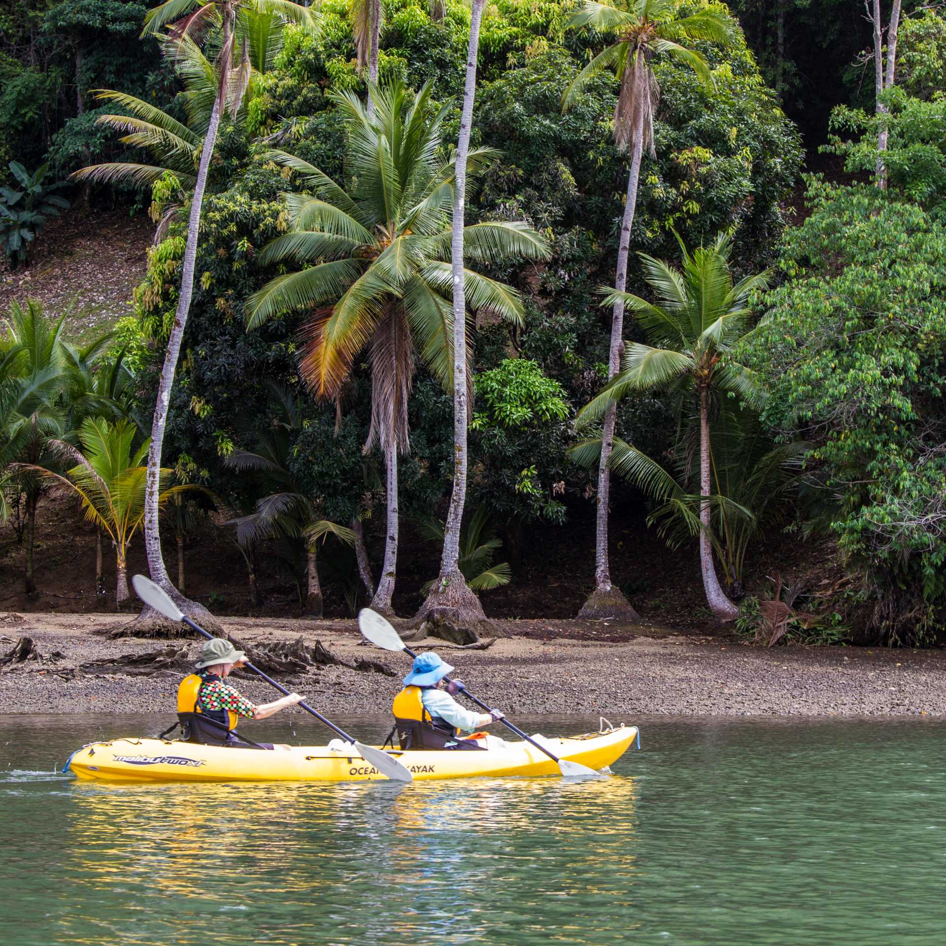 Kayaking Costa Rica's coastline