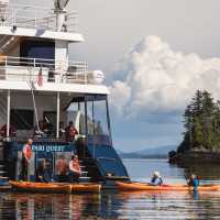Kayak straight from the boat