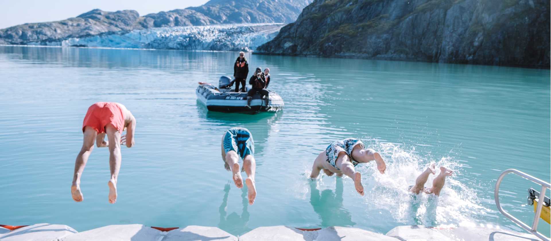 Take an icy plunge in Alaska
