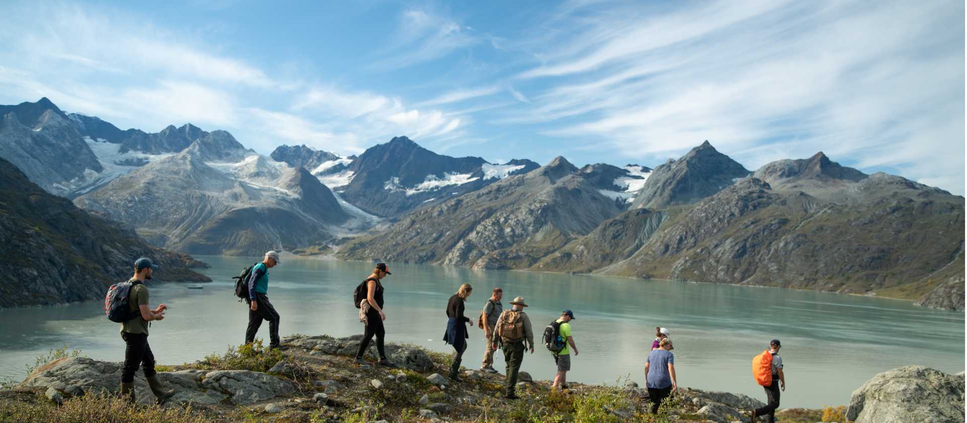 Ridge hike in Glacier Bay