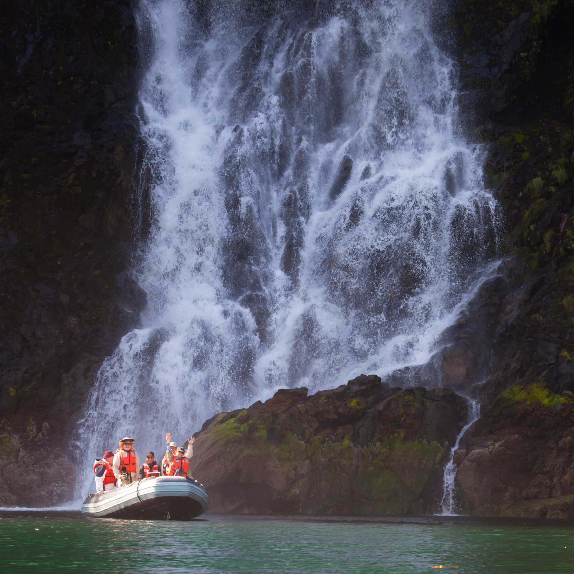 Zodiac cruising is a daily activity  on these voyages