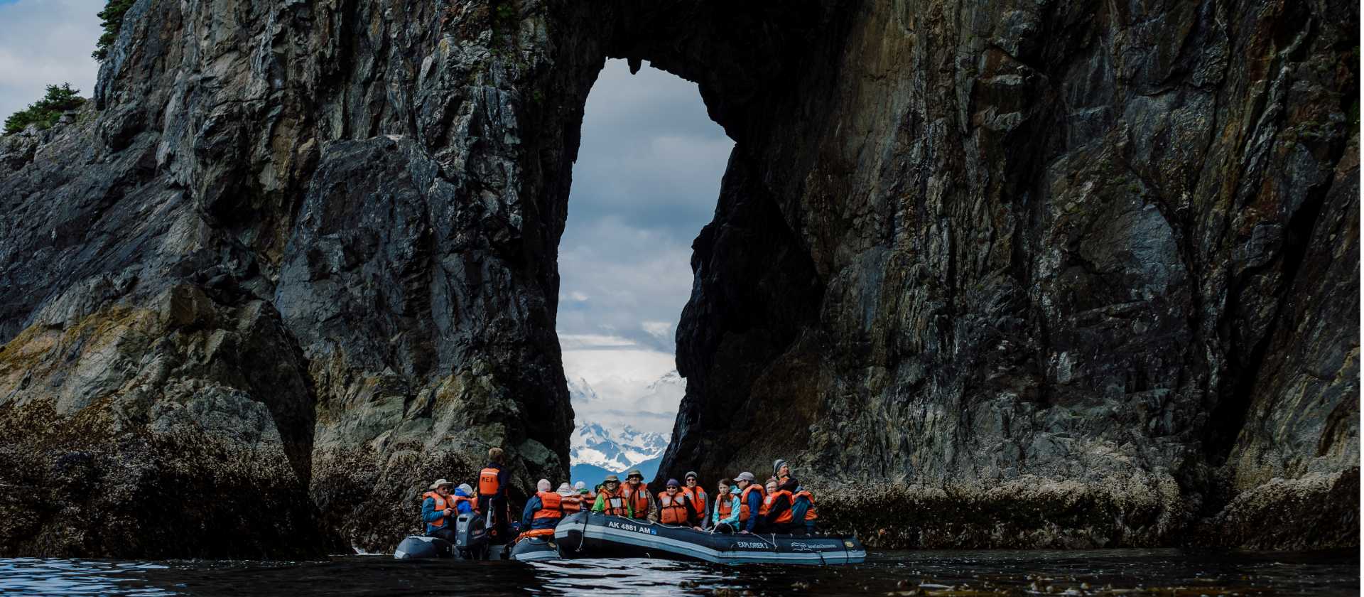 Zodiac cruising is a daily activity  on these voyages