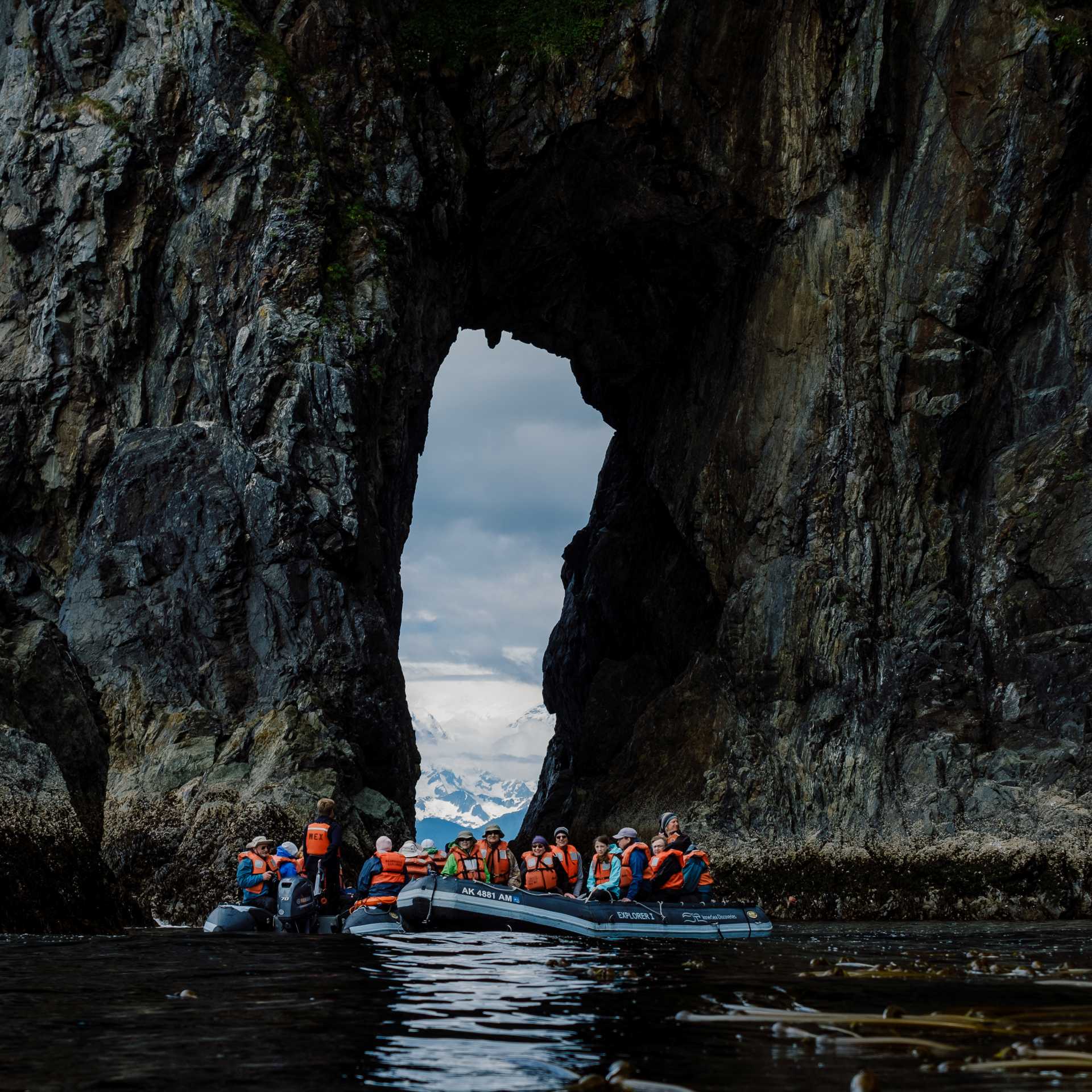 Zodiac cruising is a daily activity  on these voyages