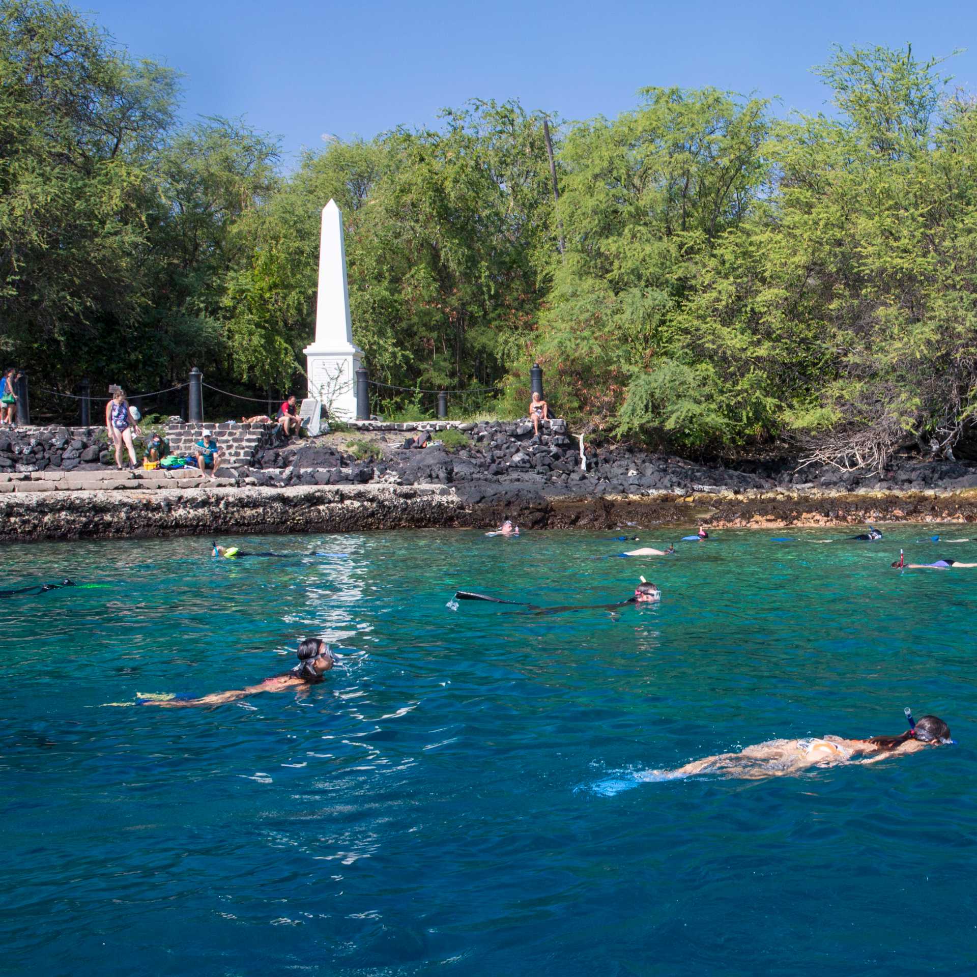 Kealakekua Bay is perfect for snorkelling