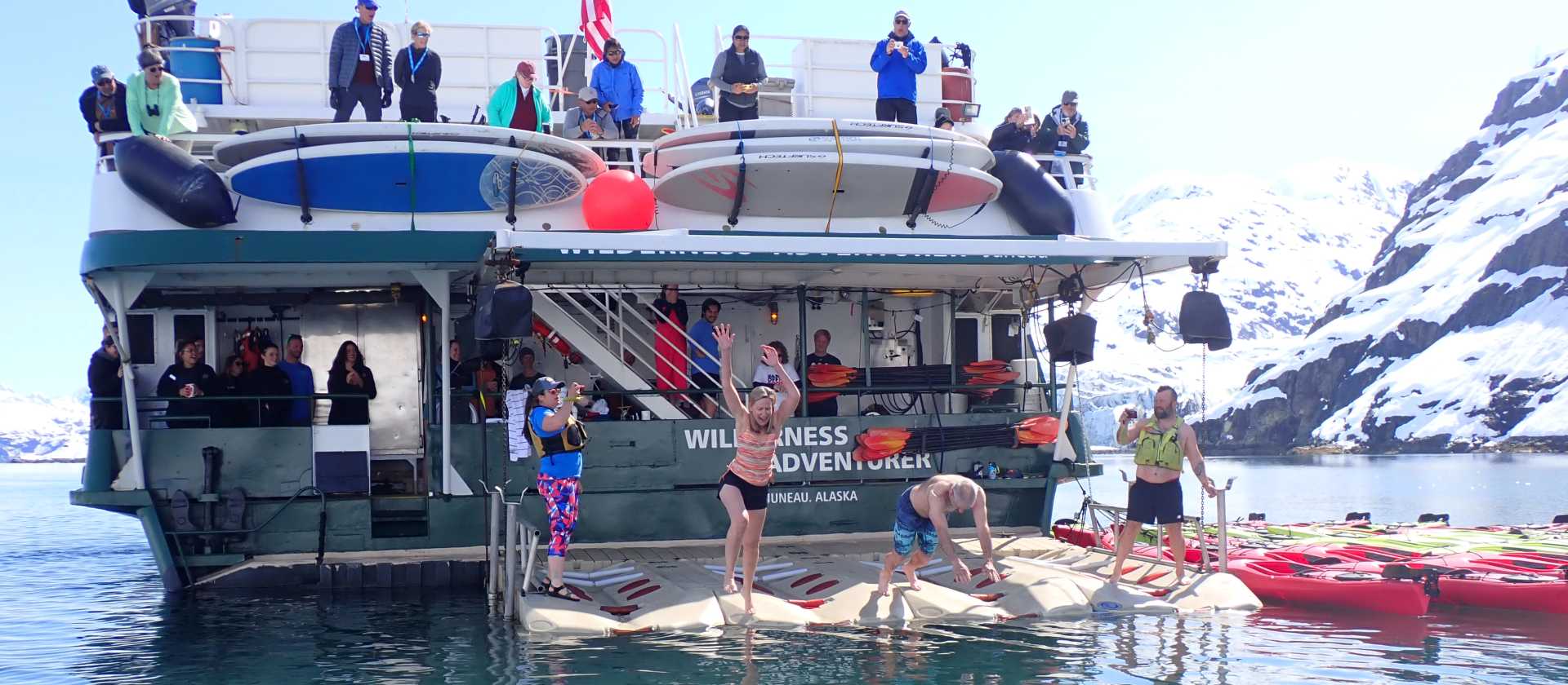 Wilderness Adventurer polar plunge