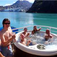 Wilderness Discoverer has two on deck hot tubs