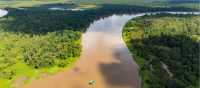 The Katingan River winds its way through Central Kalimantan