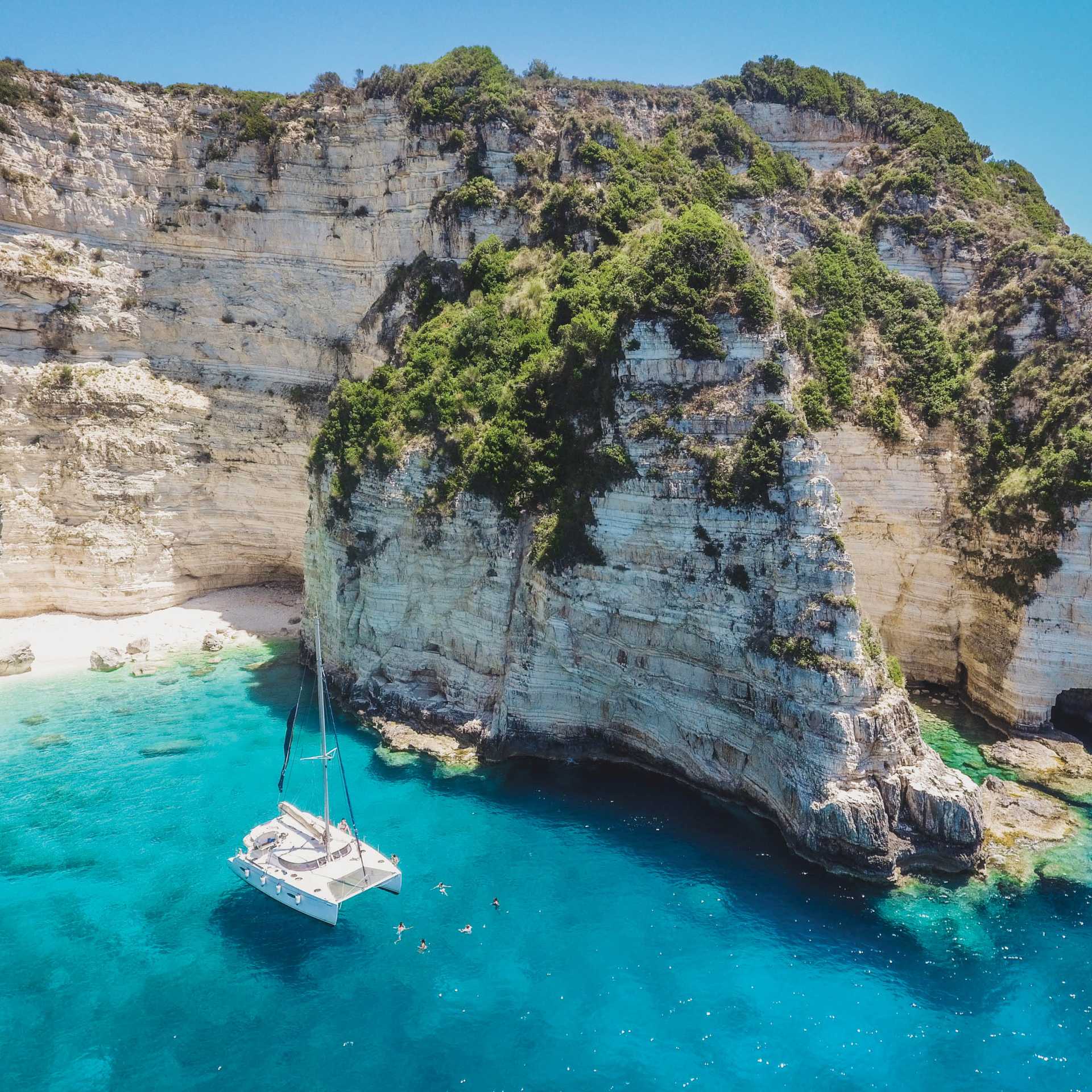 Enjoy secluded bays accessible only by boat