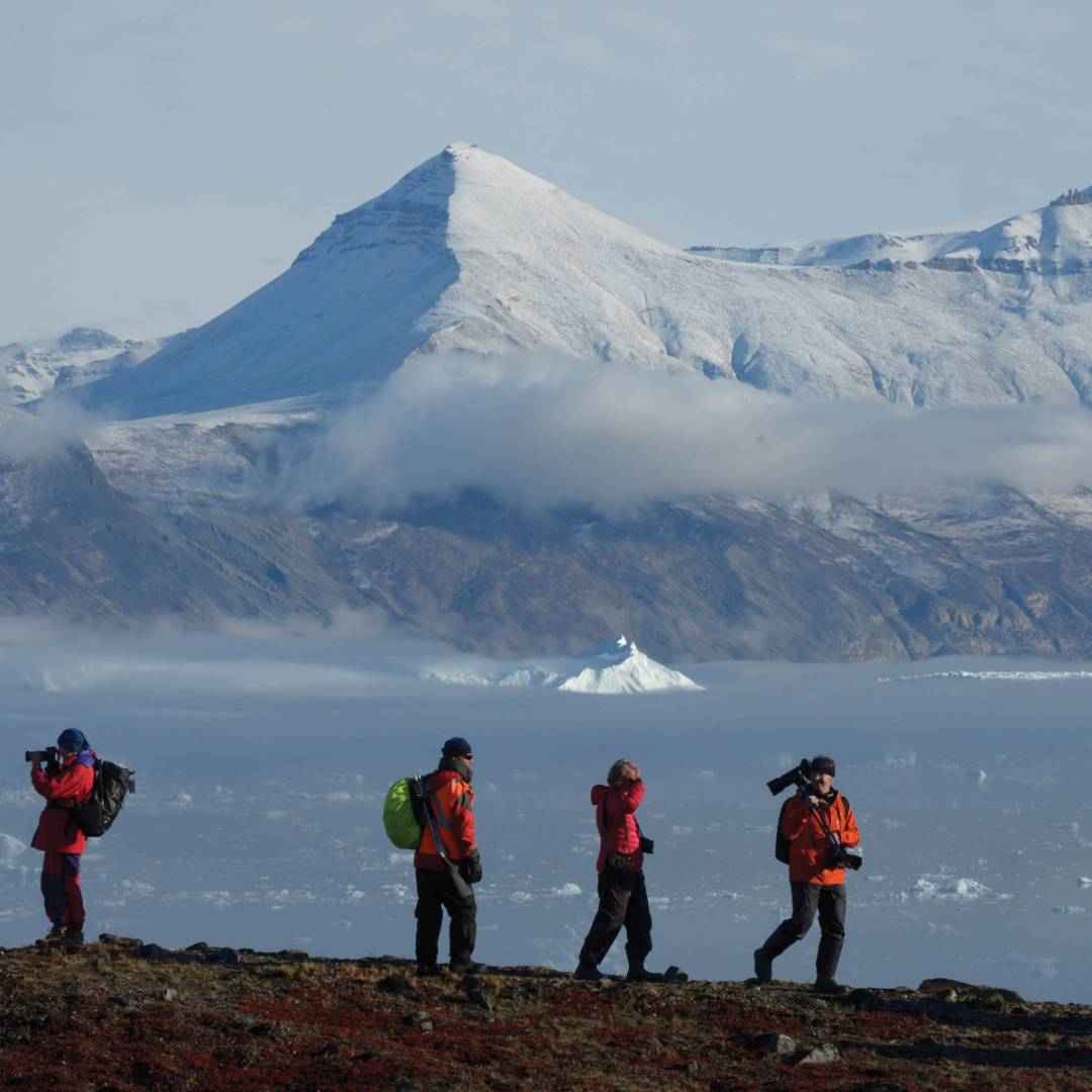 Walkers enjoy the views and numerous photographic opportunities | Andre Gallant