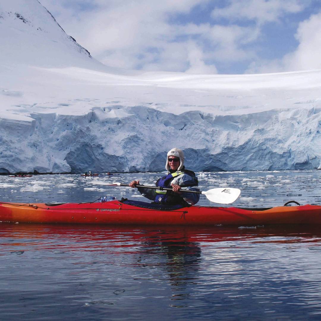 Kayaking in Antarctica