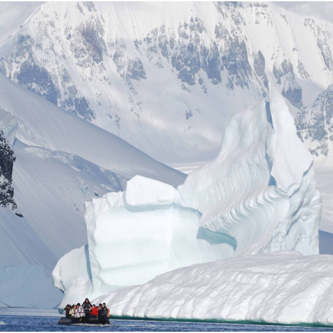 Immersed in amazing scenery on zodiac rides in Antarctica | Scott Pinnegar