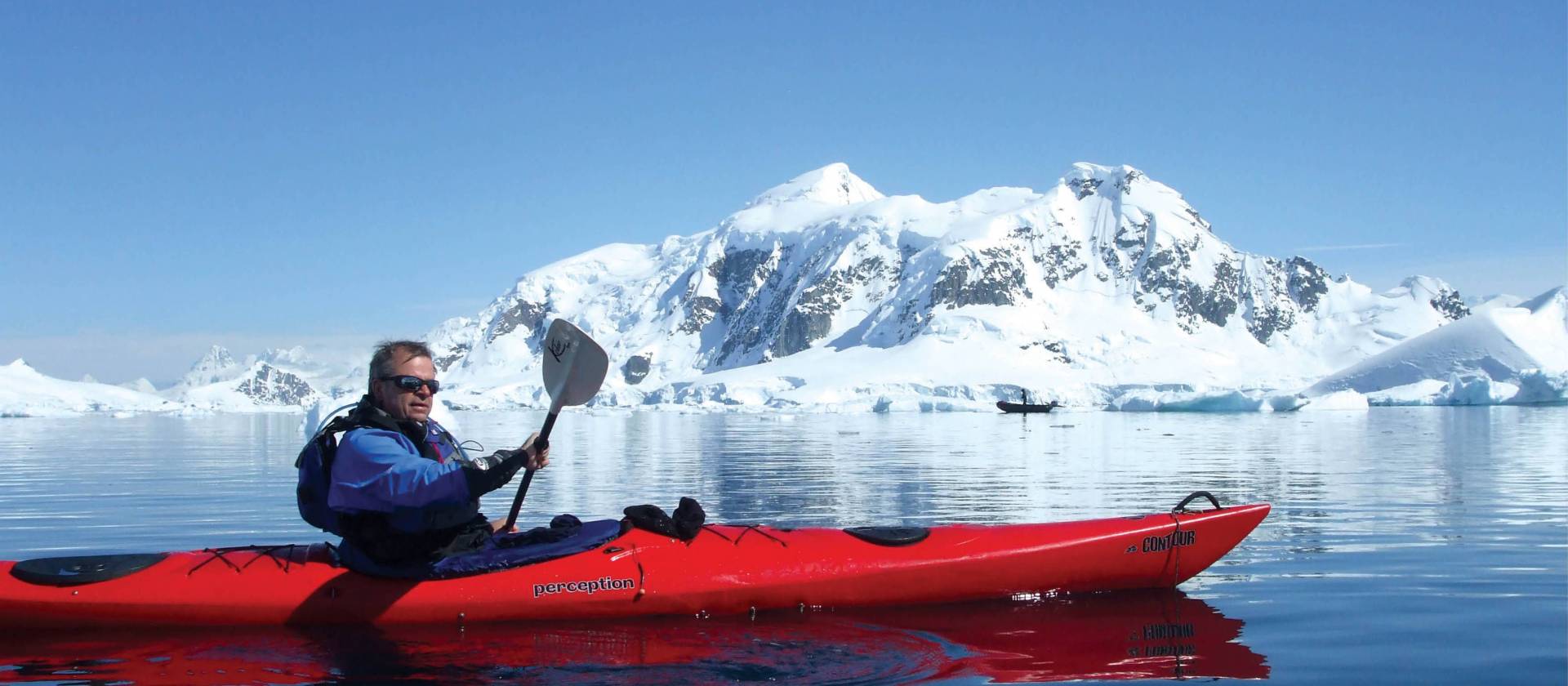 Kayaking through the pristine Antarctic waters | Caroline Mongrain