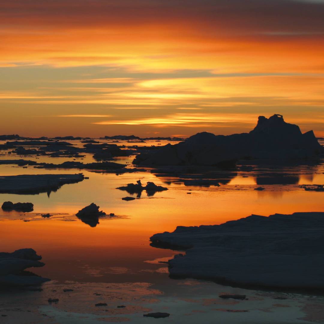 Sunrise in the Weddell Sea, Antarctica | Adam Tayler