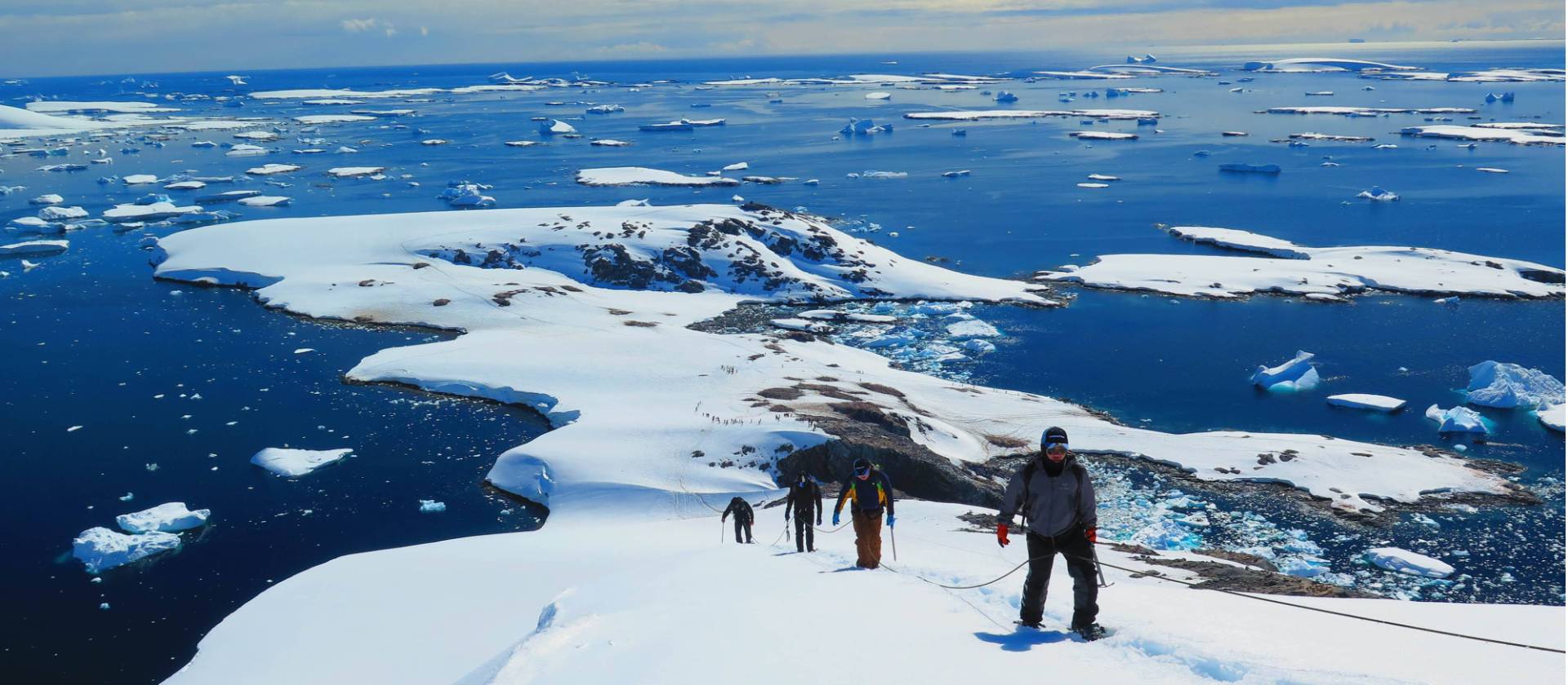 Spectacular views from a peak in Antarctica | Mal Haskins