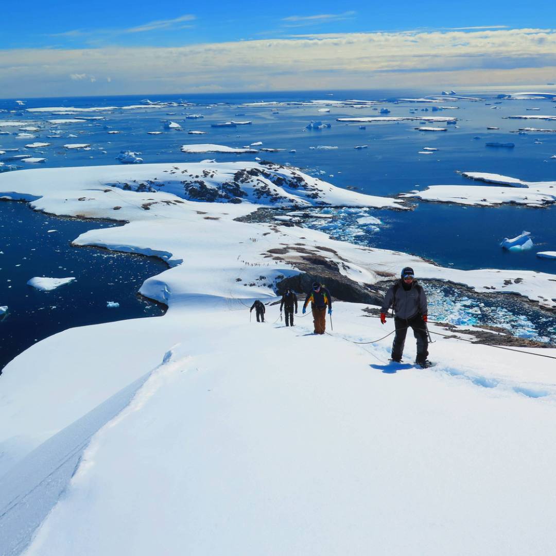 Spectacular views from a peak in Antarctica | Mal Haskins