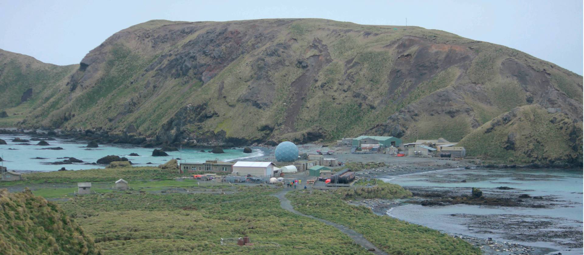 The research station at Macquarie island | Rachel Imber