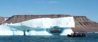 Zodiac cruising in Croker Bay | Rachel Imber