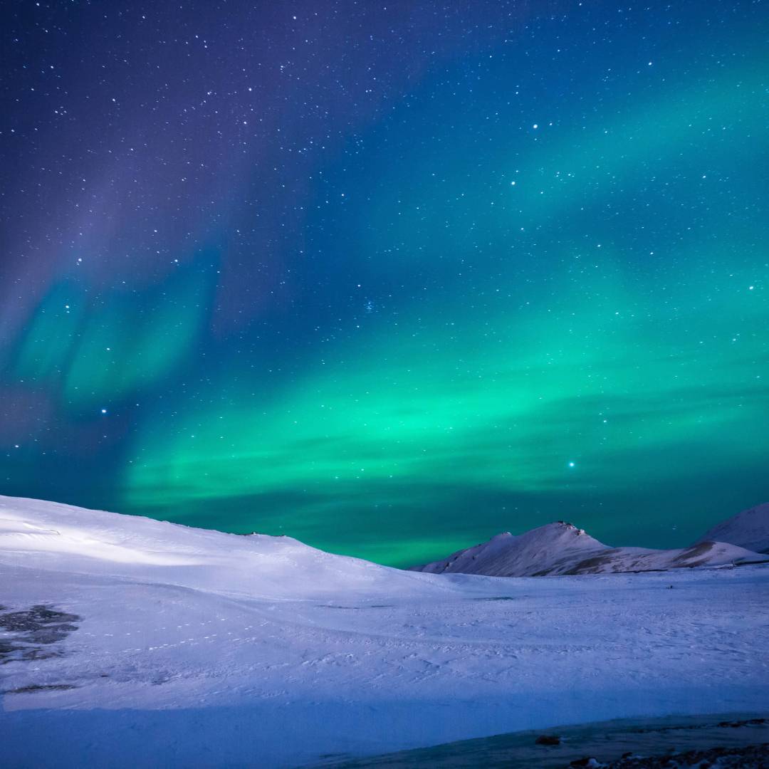 Northern lights dance across the sky for a spectacular ethereal display