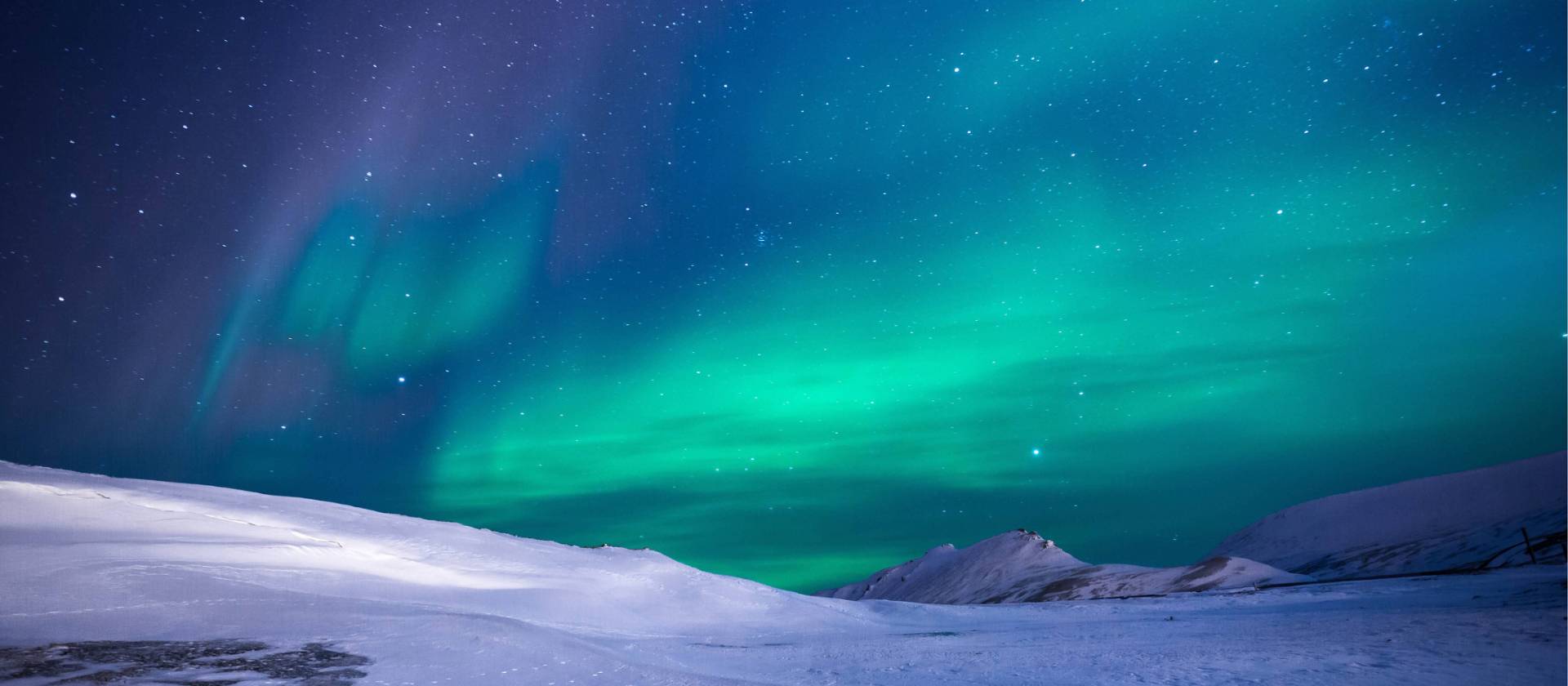 Northern lights dance across the sky for a spectacular ethereal display